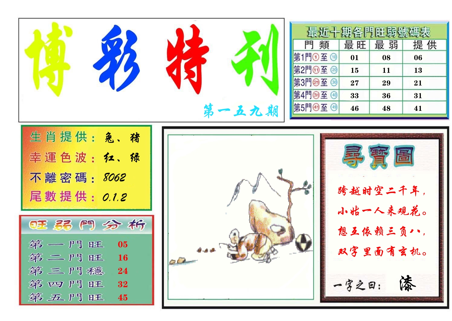 博彩特刊 第160期