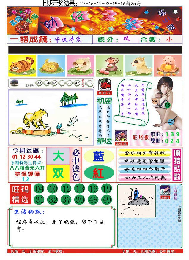 澳门财经宝鉴 第161期