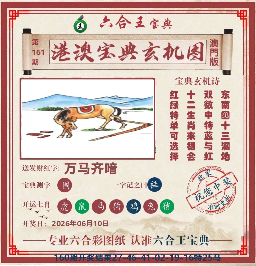 六合王宝典玄机 第161期