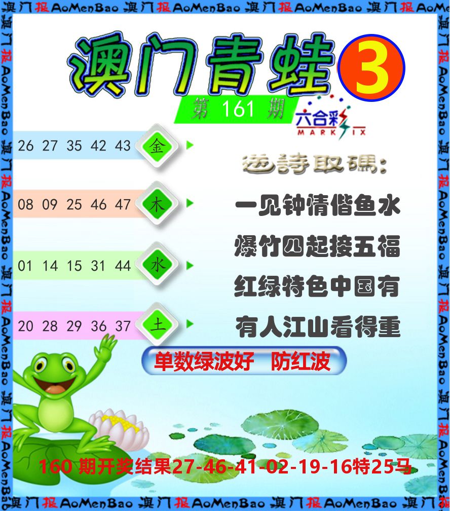 青蛙系列3 第161期