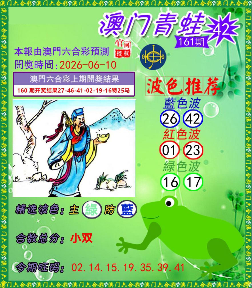 青蛙系列42 第161期