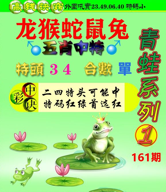 青蛙彩图 第161期