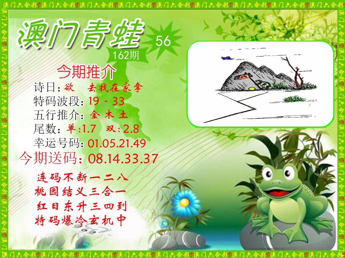 青蛙系列56 第162期