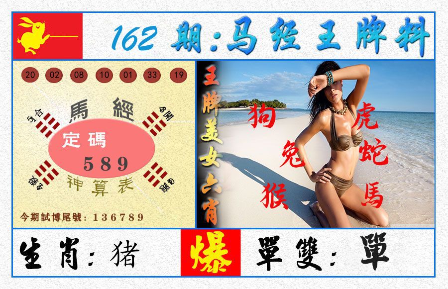 澳门王牌料 第162期