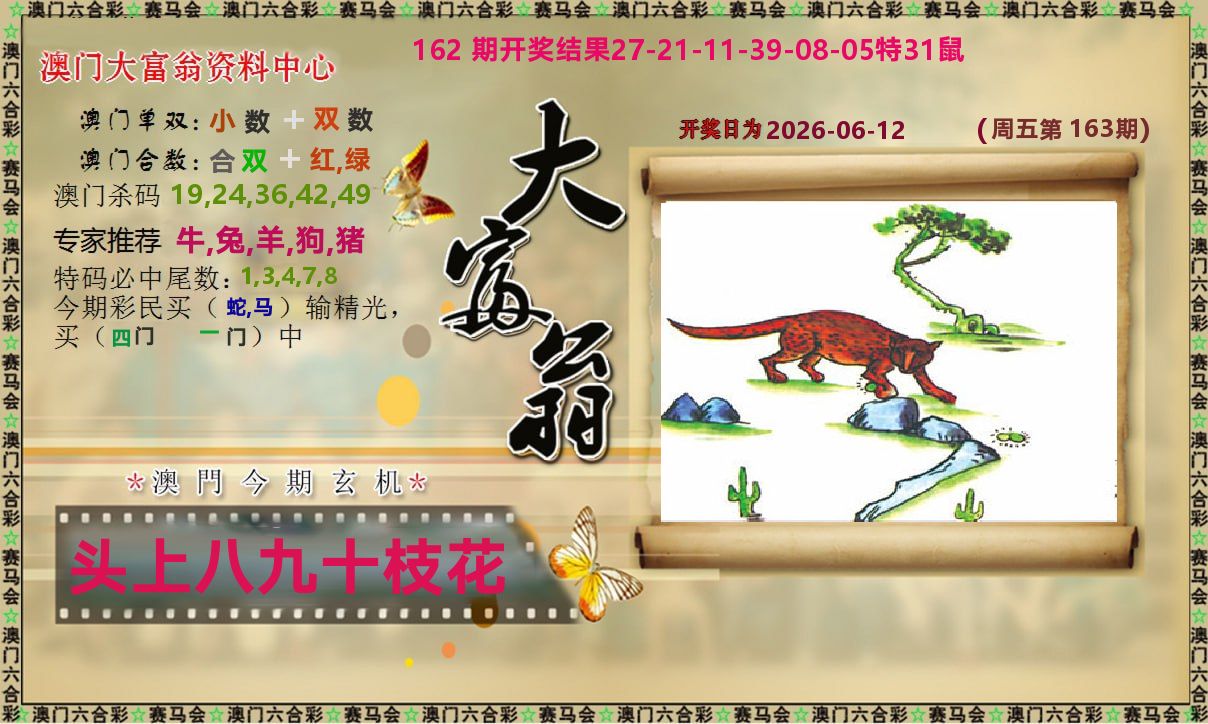 新大富翁 第163期