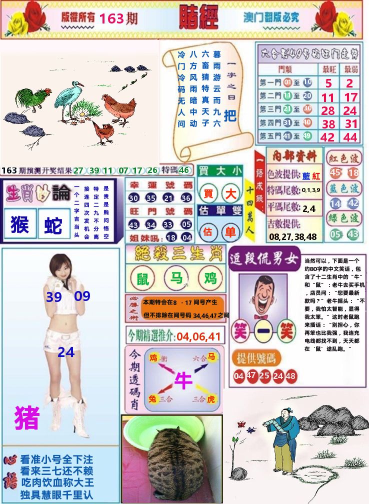 澳门赌经 第163期