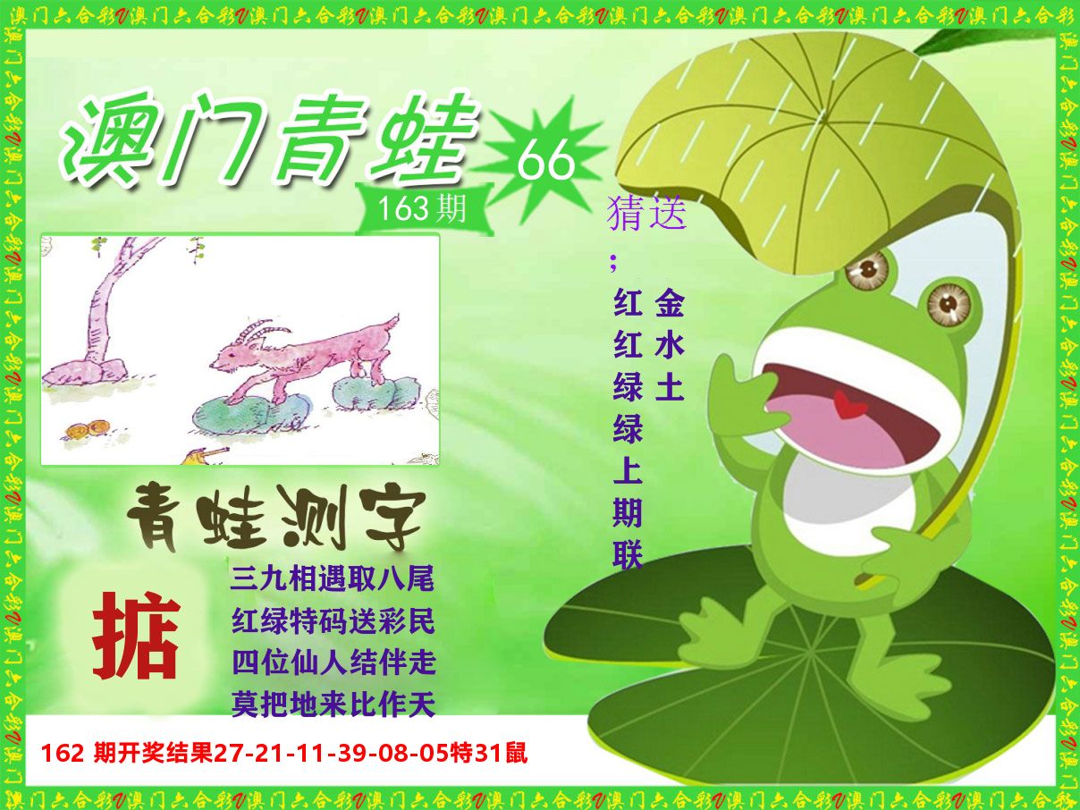 青蛙系列66 第163期