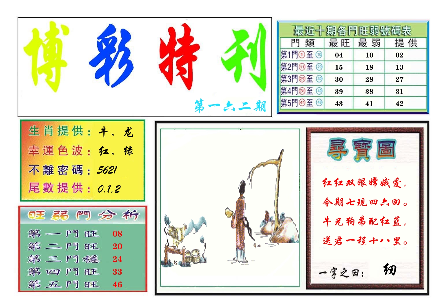 博彩特刊 第163期