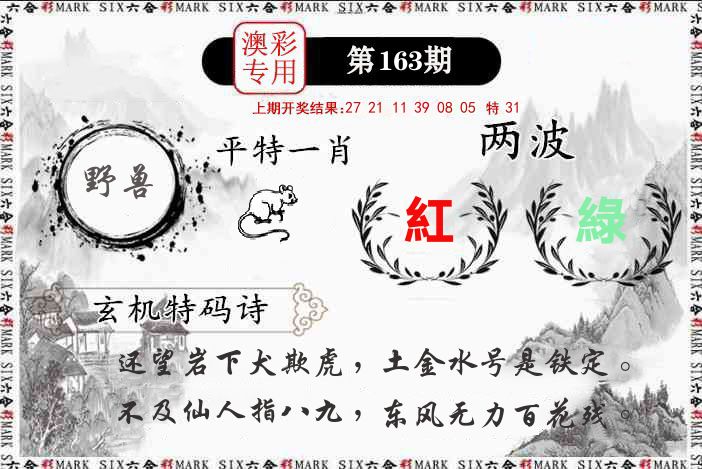 澳门专用 第163期
