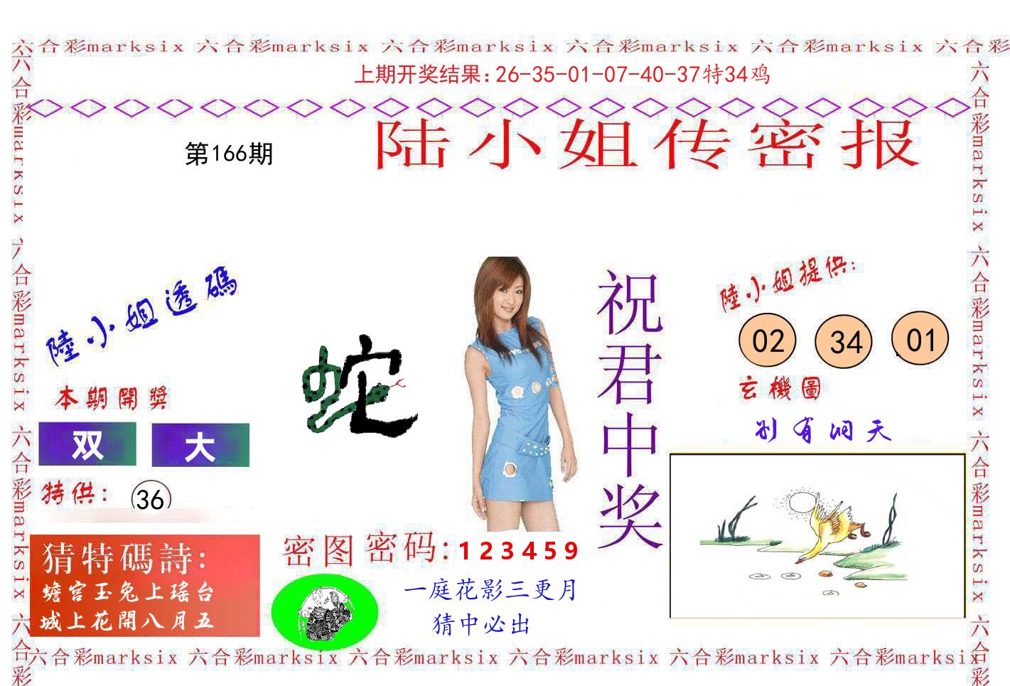 陆小姐密报 第166期