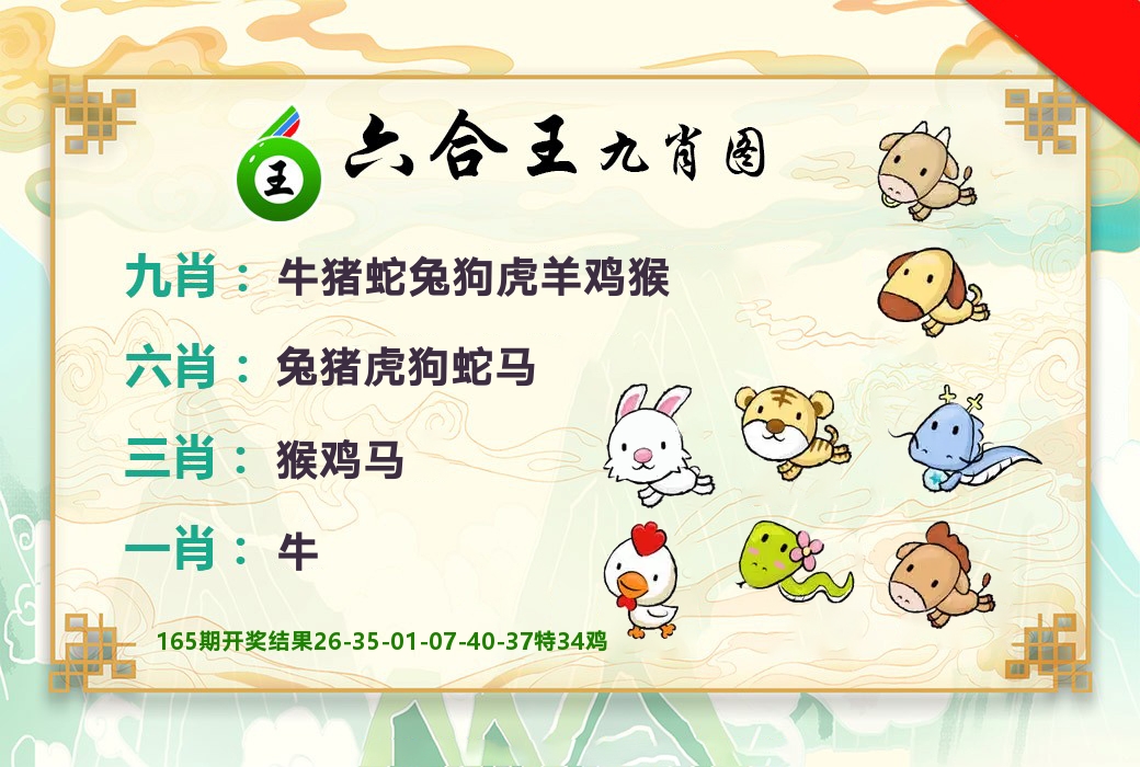 六合王九肖图 第166期