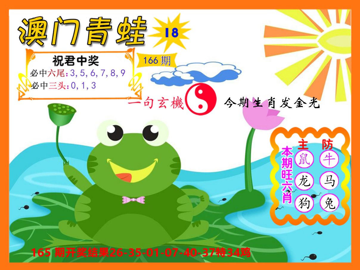 青蛙系列18 第166期