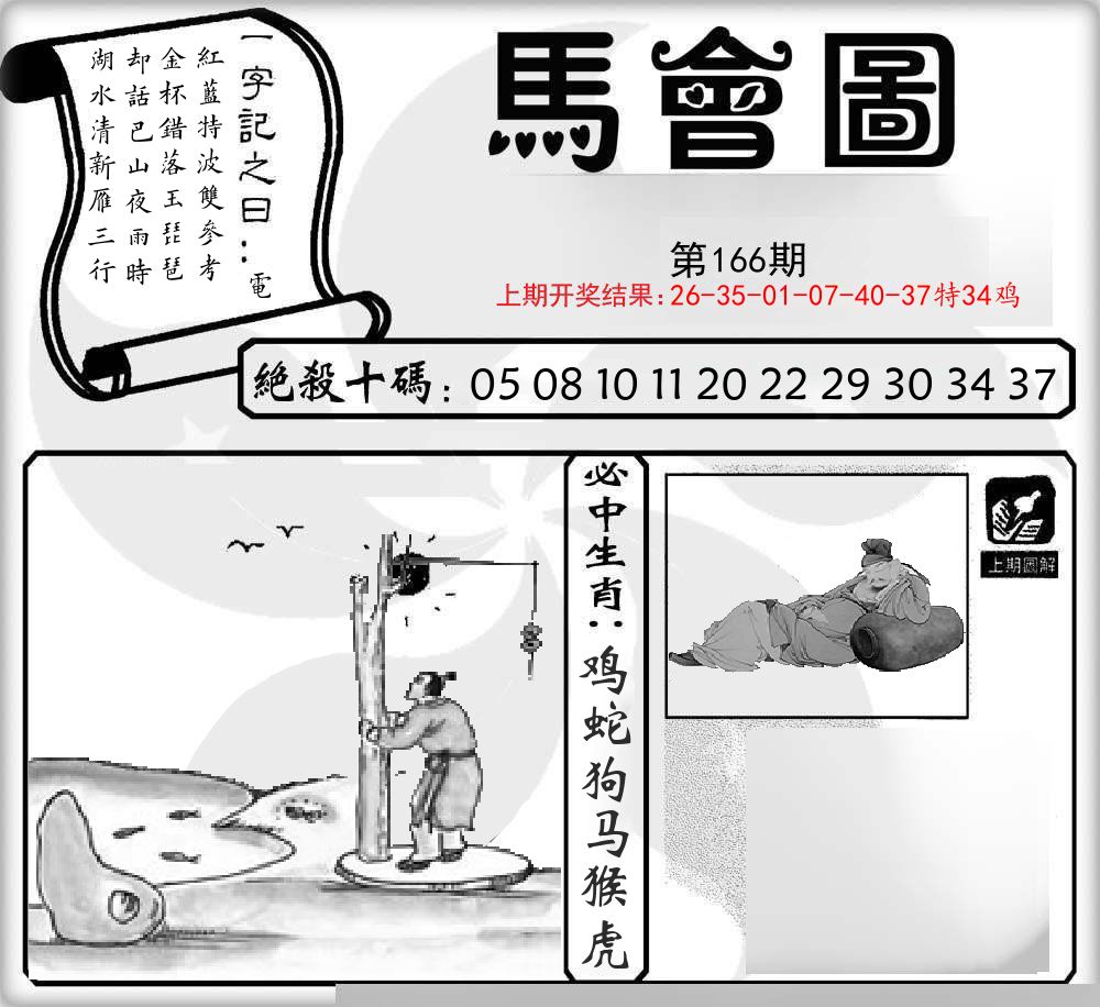 马会图 第166期