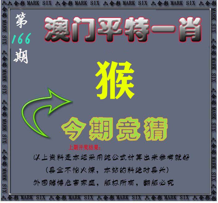 今期竞猜 第166期