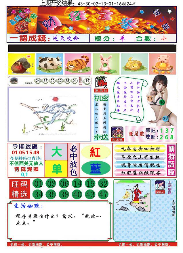 澳门财经宝鉴 第167期