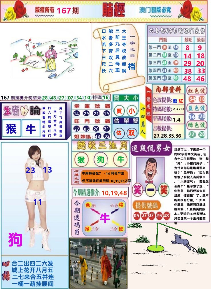 澳门赌经 第167期