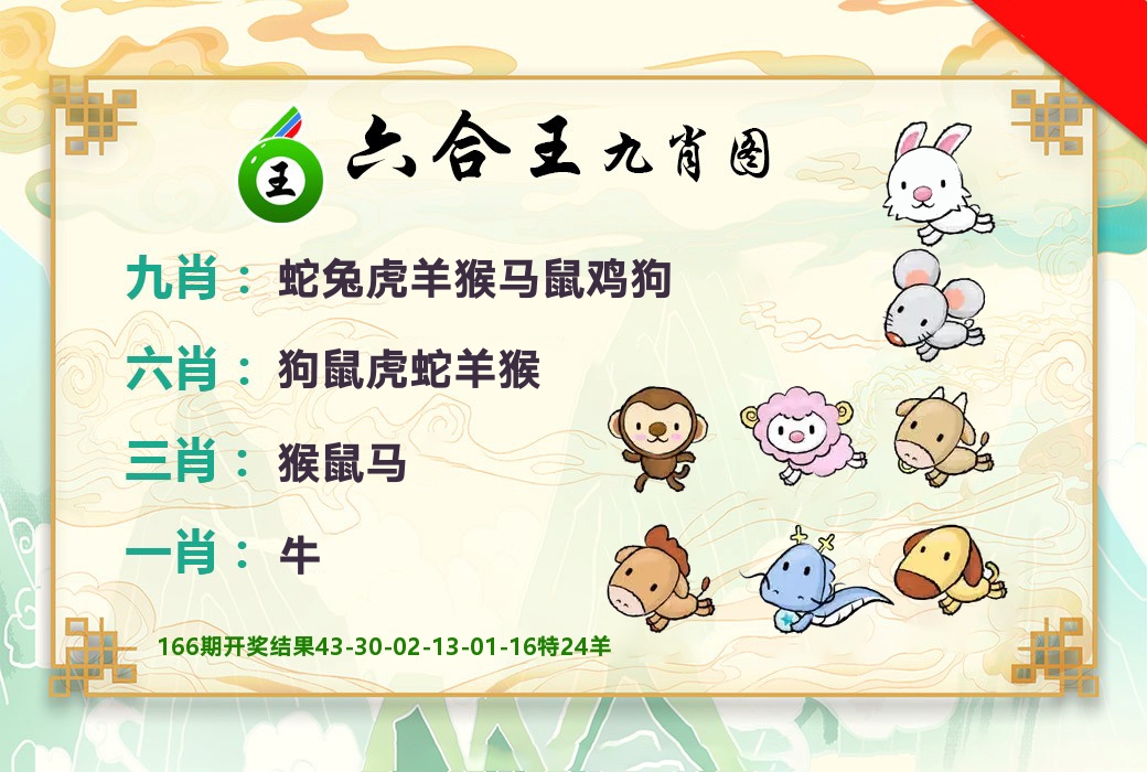 六合王九肖图 第167期