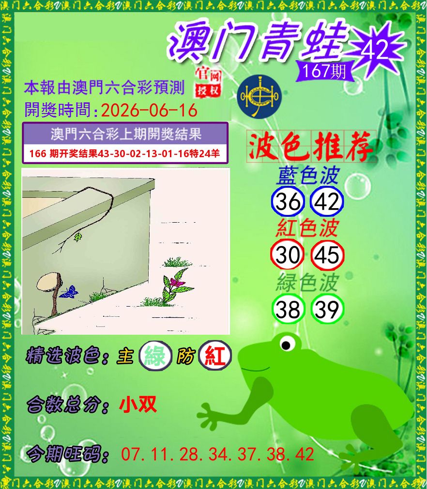 青蛙系列42 第167期