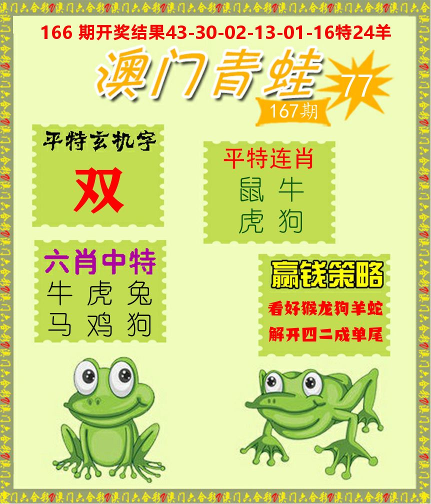 青蛙系列77 第167期
