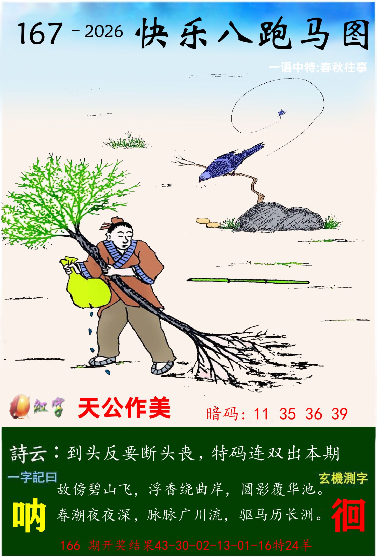 澳门跑马 第167期