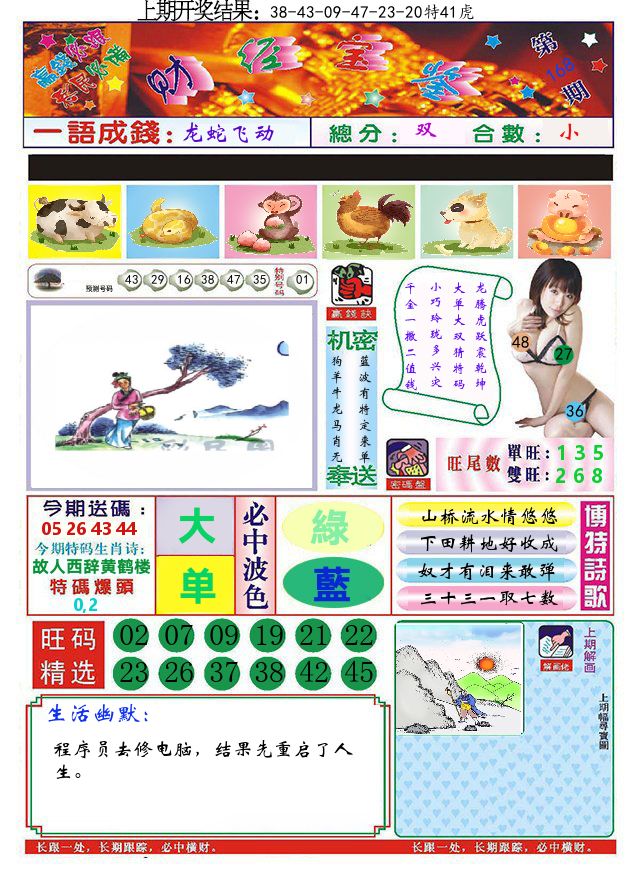 澳门财经宝鉴 第168期