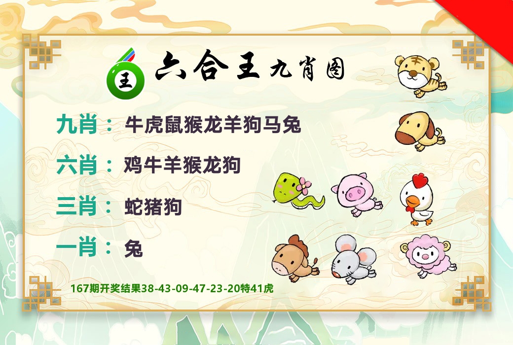 六合王九肖图 第168期