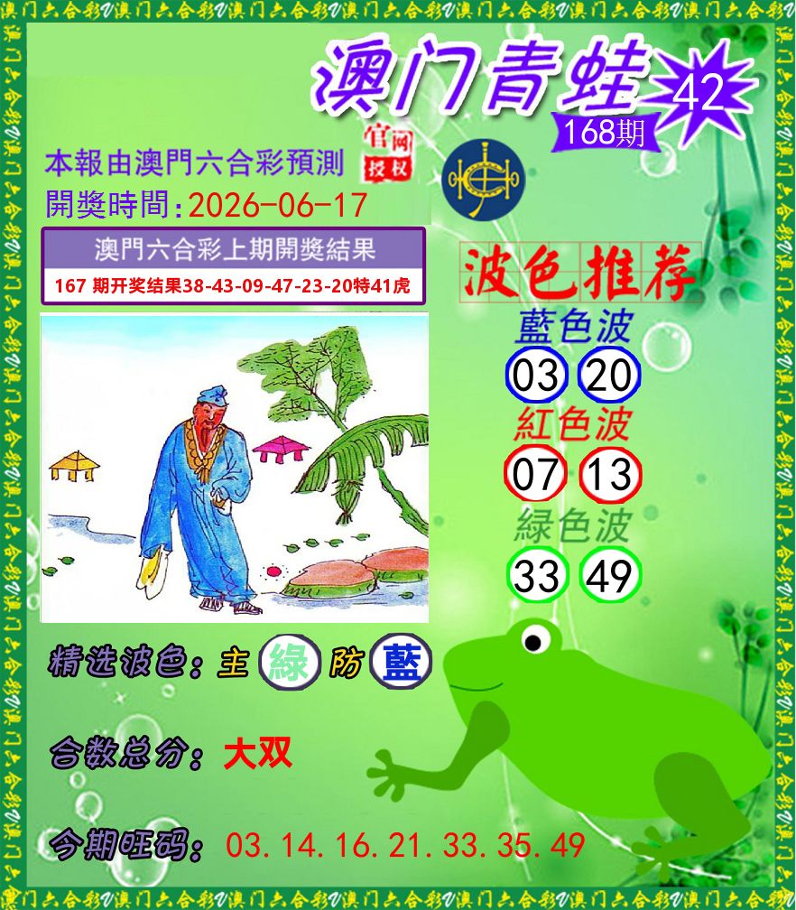 青蛙系列42 第168期