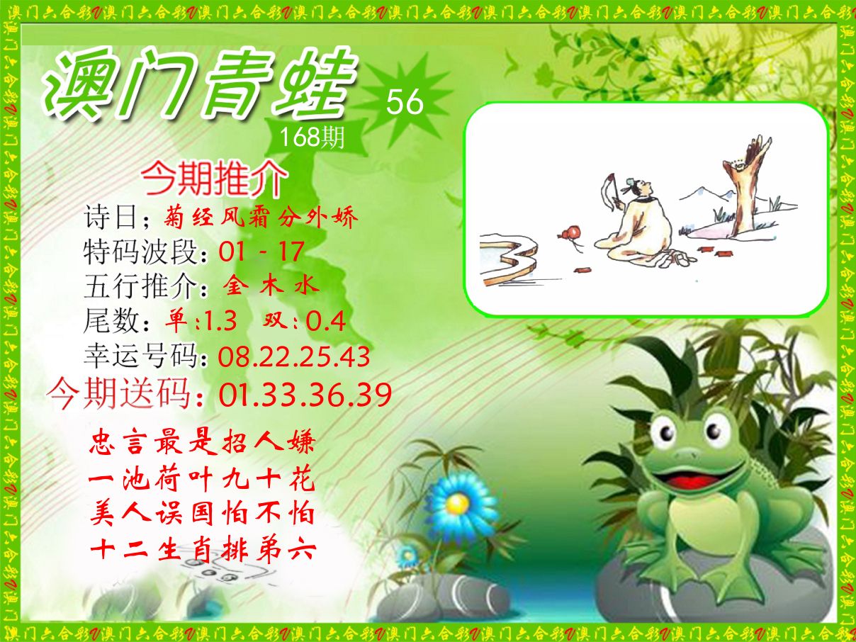青蛙系列56 第168期