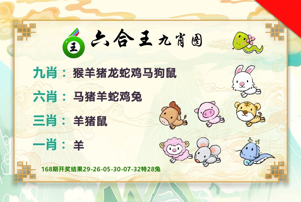 六合王九肖图 第169期