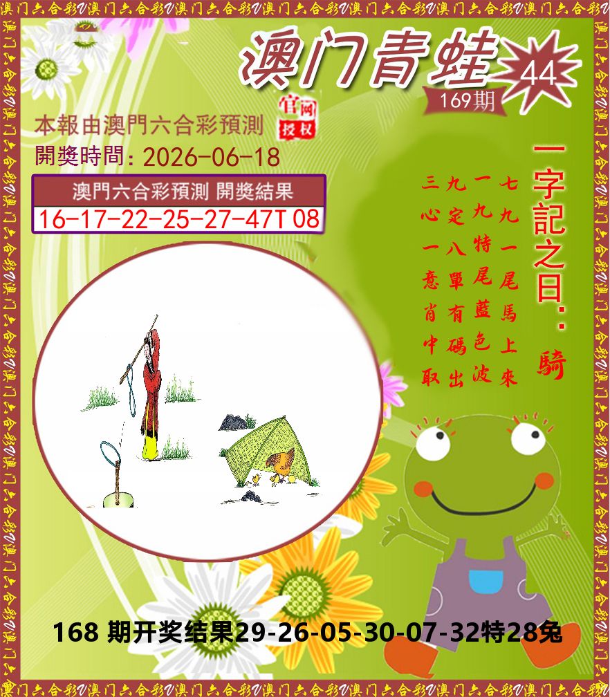 青蛙系列44 第169期
