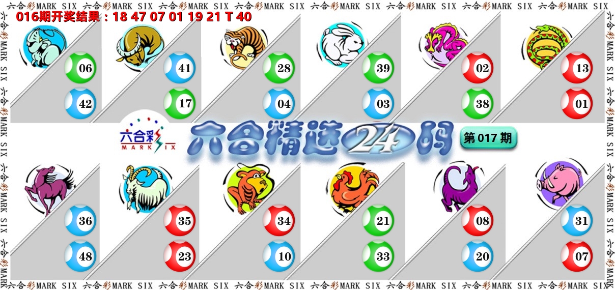 六合精选24码 第17期
