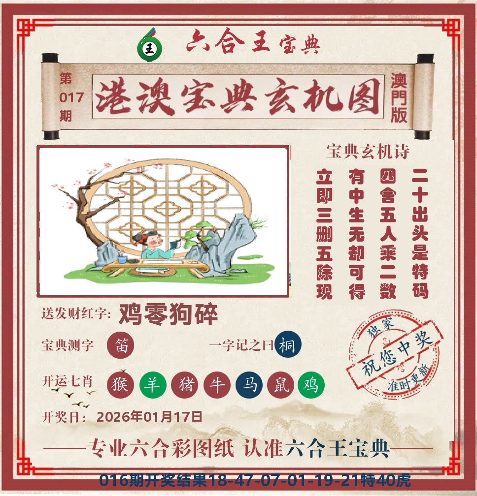 六合王宝典玄机 第17期