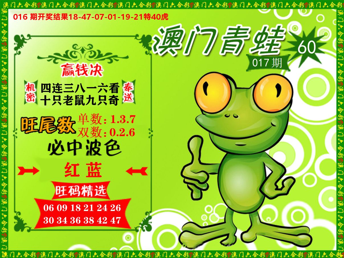 青蛙系列60 第17期