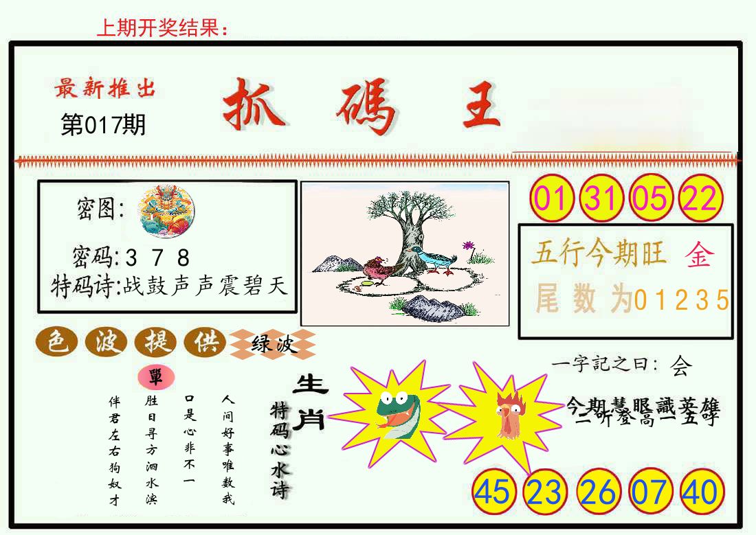 最新抓码王 第17期