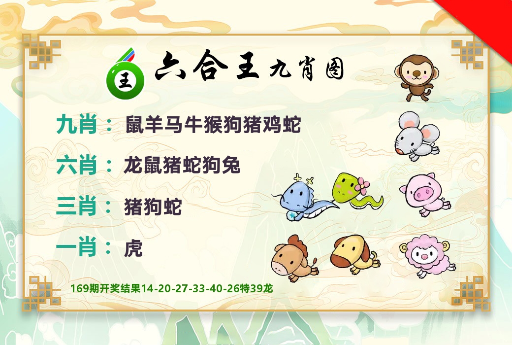 六合王九肖图 第170期