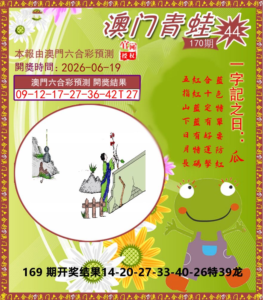 青蛙系列44 第170期