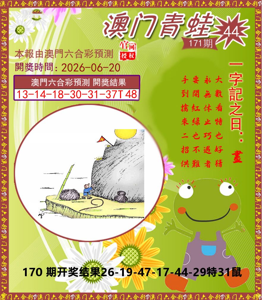青蛙系列44 第171期