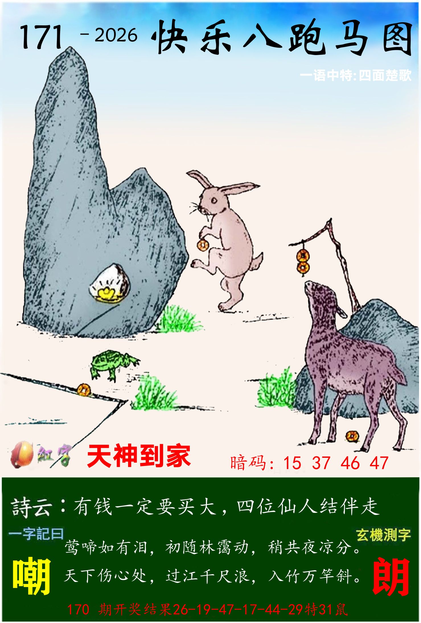澳门跑马 第171期