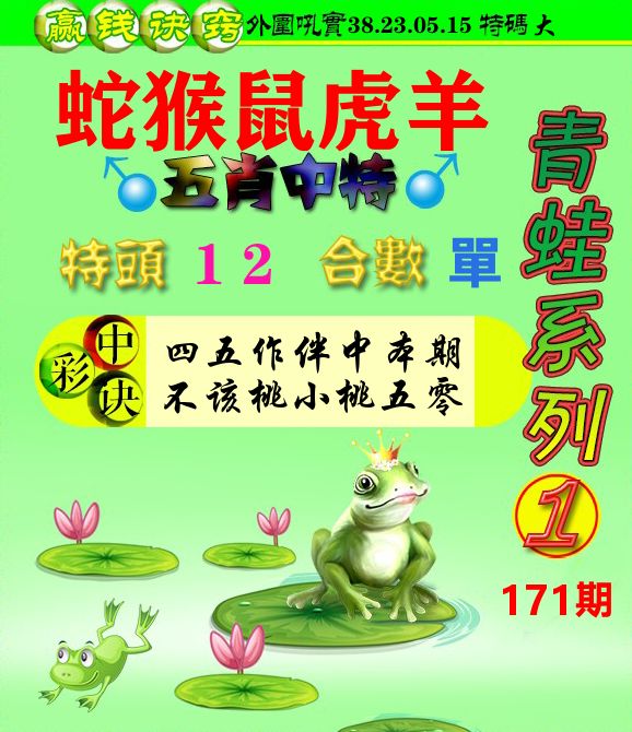 青蛙彩图 第171期