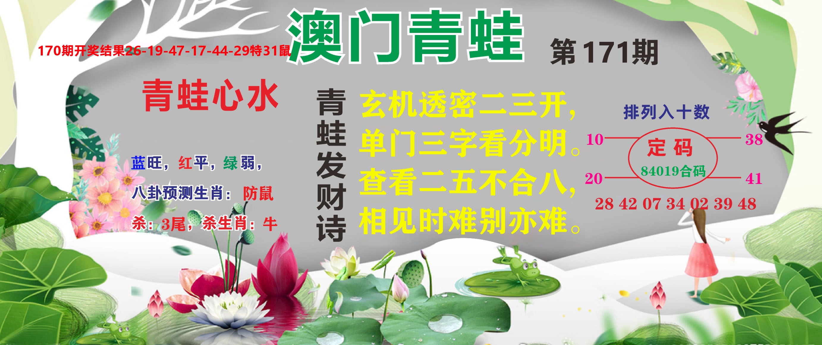 澳门致富经D 第171期
