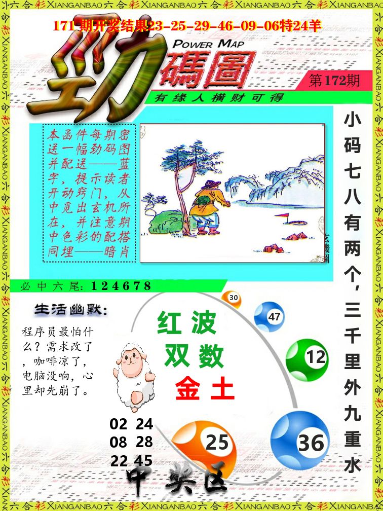 劲码图 第172期