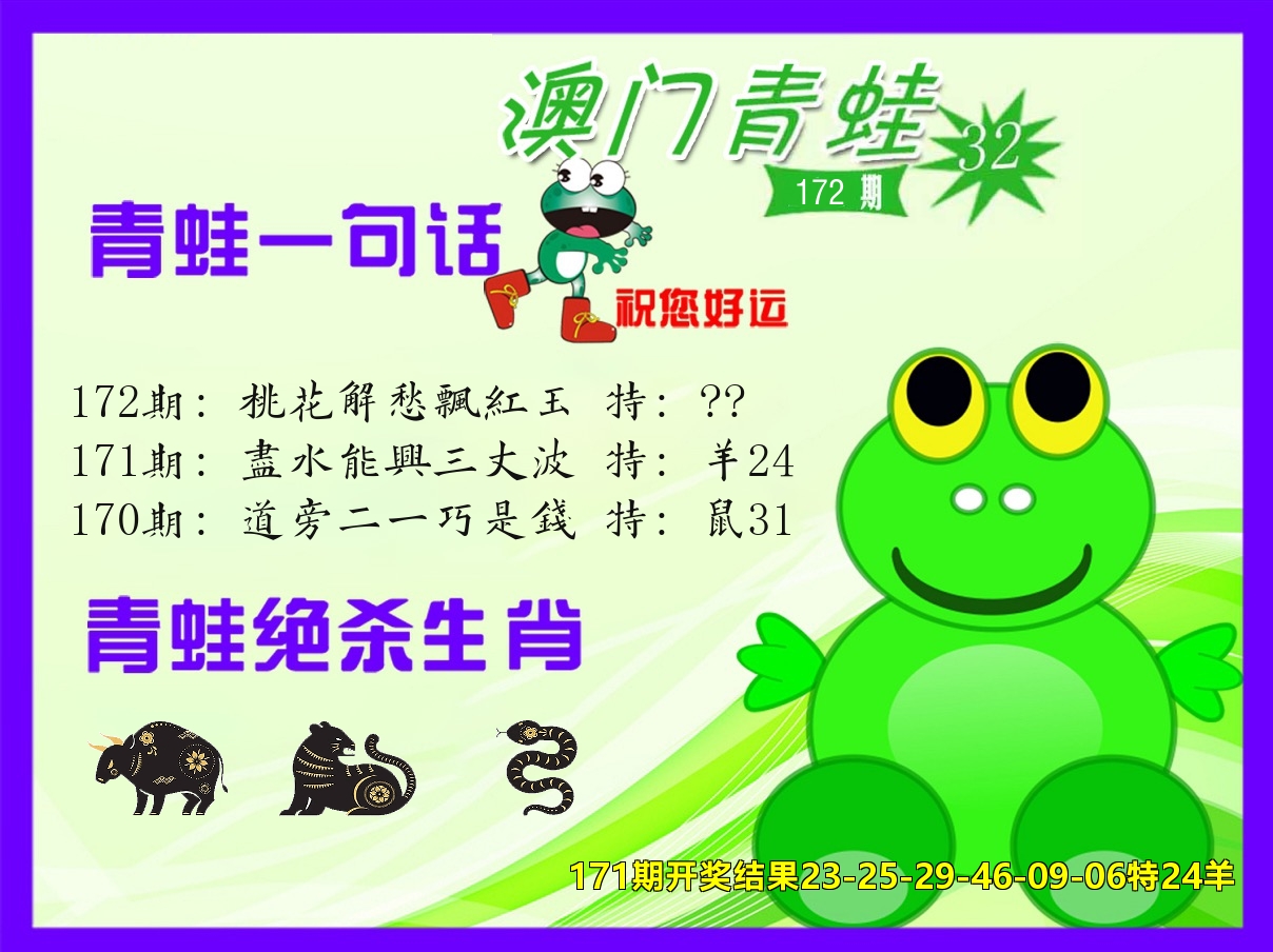 青蛙系列32 第172期