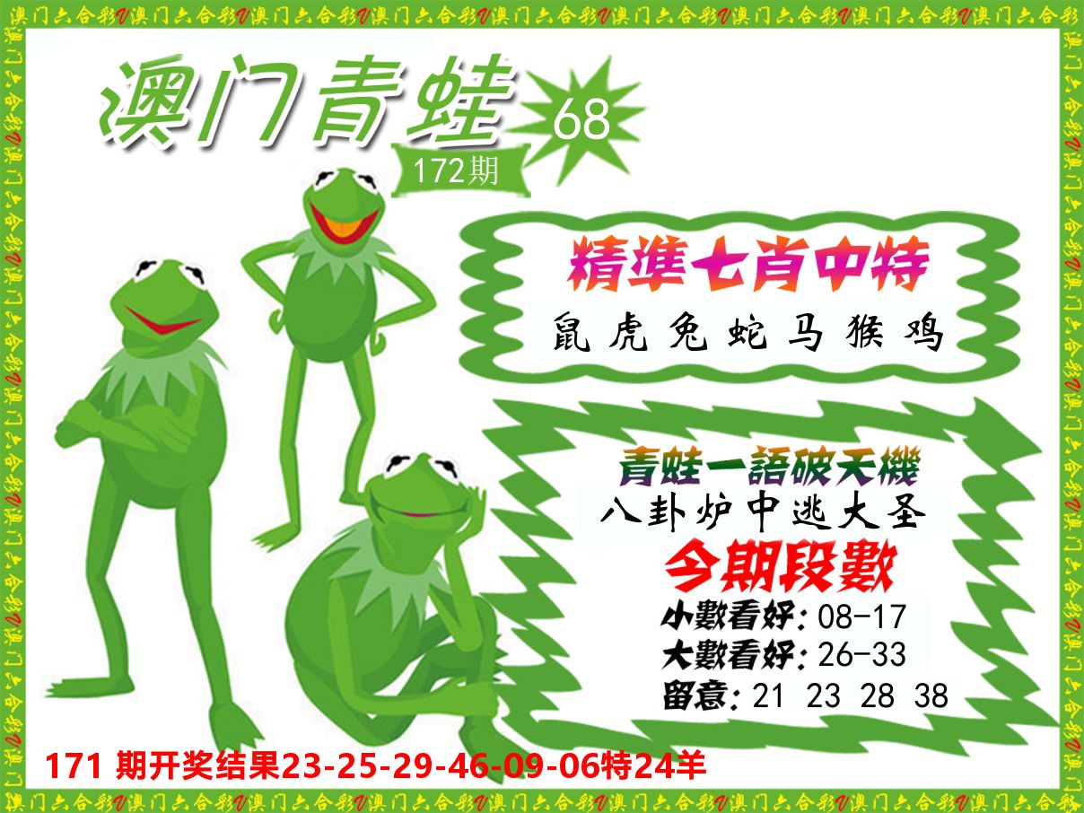 青蛙系列68 第172期