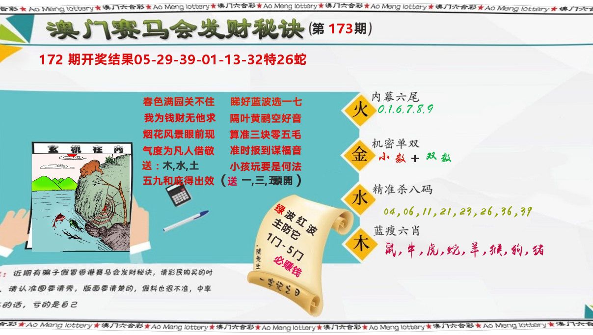 发财秘诀 第173期