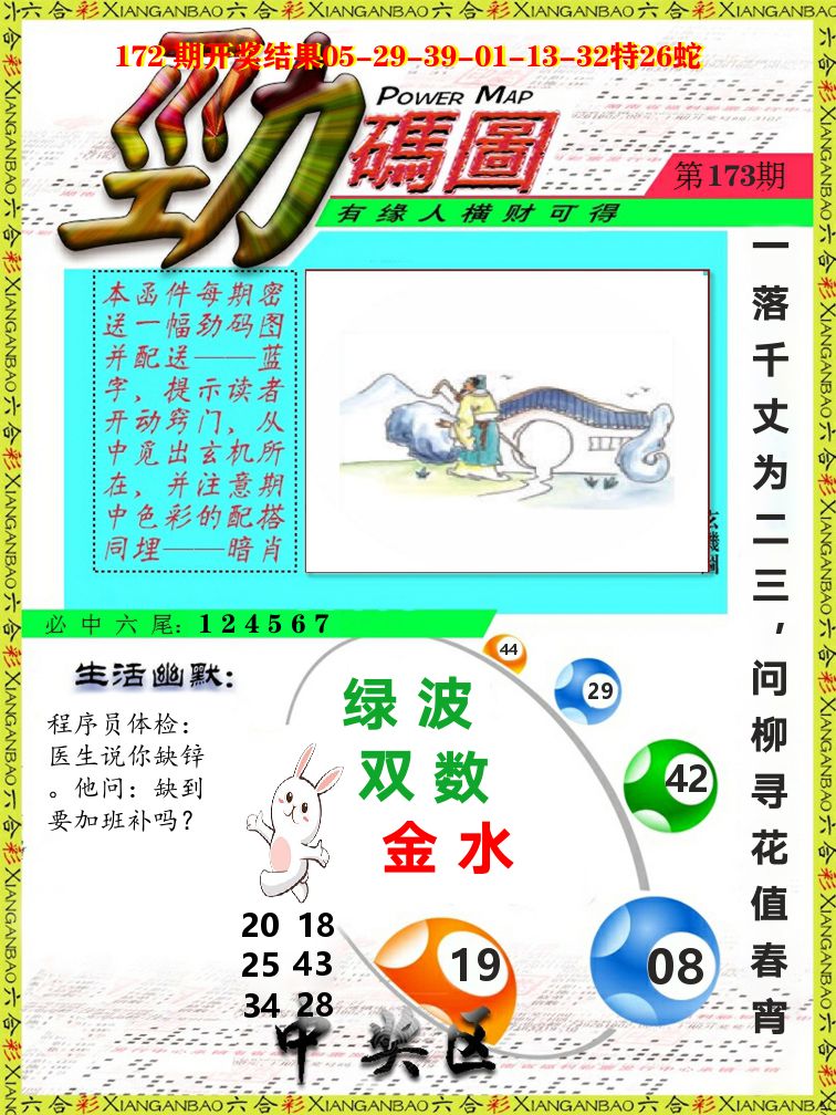 劲码图 第173期
