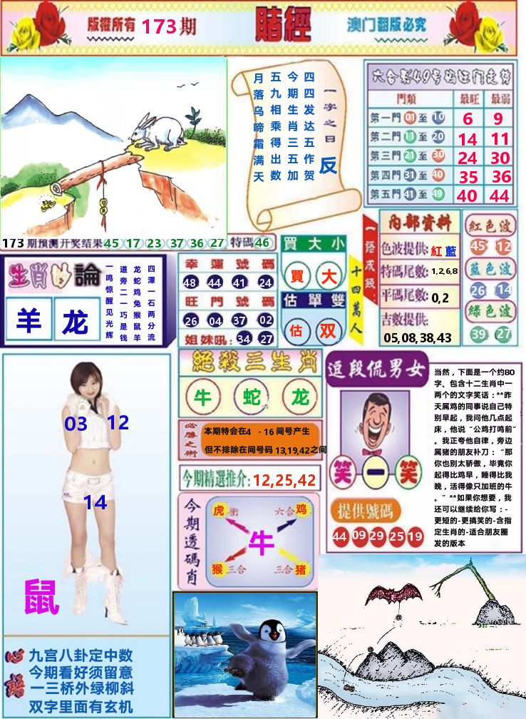 澳门赌经 第173期