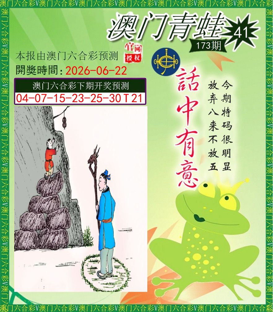 青蛙系列43 第173期