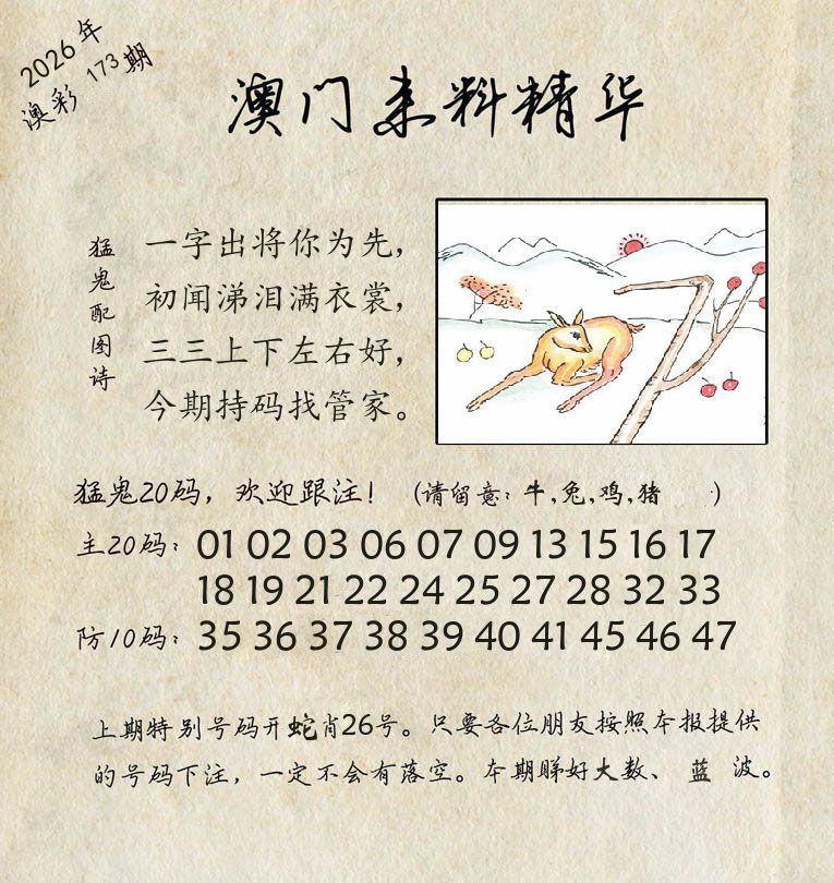 精华来料 第173期