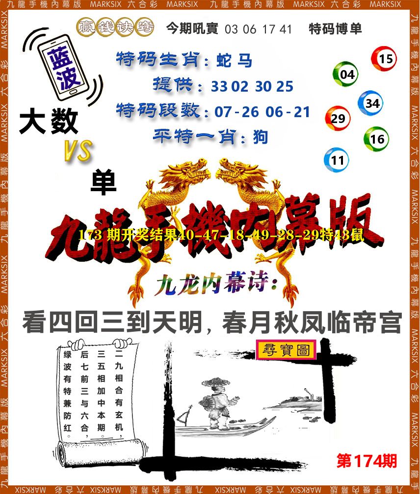 九龙手机内幕 第174期