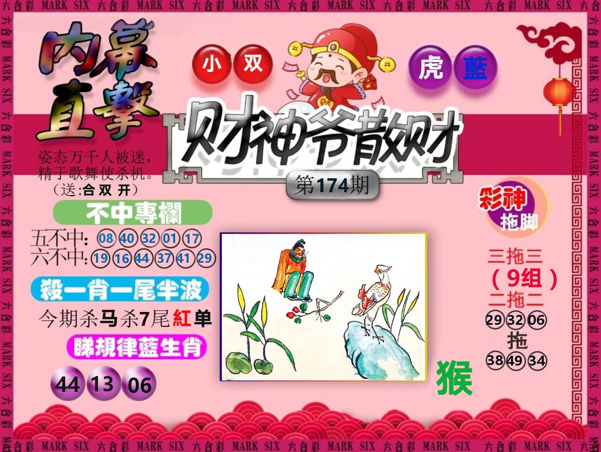 财神爷散财 第174期